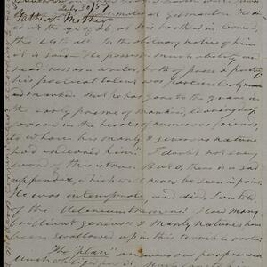 a page of handwritten text