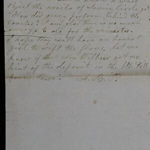 a page of handwritten text