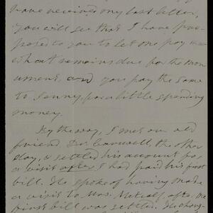 a page of handwritten text