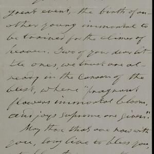 a page of handwritten text
