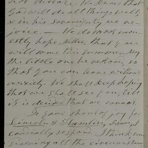 a page of handwritten text