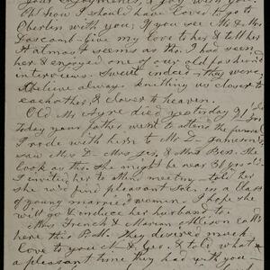 a page of handwritten text