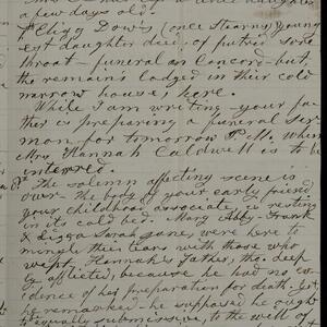 a page of handwritten text