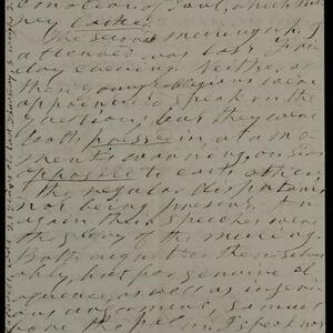 a page of handwritten text