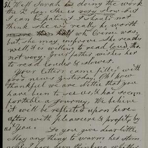 a page of handwritten text