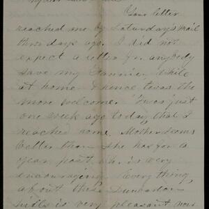 a page of handwritten text