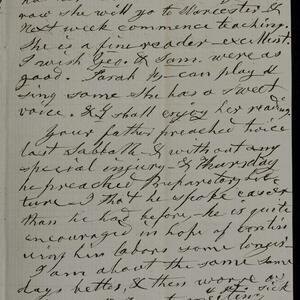 a page of handwritten text