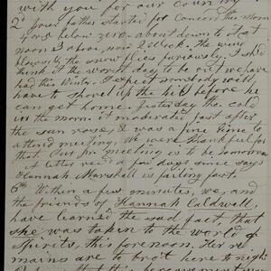 a page of handwritten text