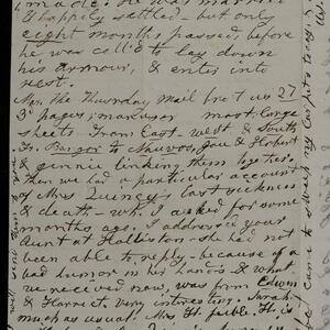 a page of handwritten text