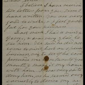 a page of handwritten text