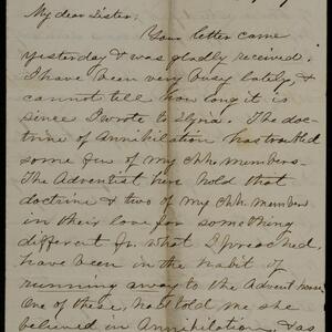 a page of handwritten text