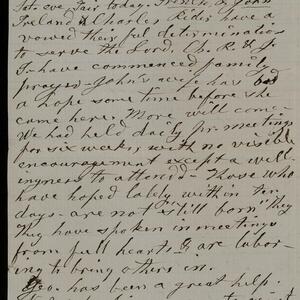 a page of handwritten text