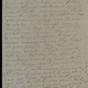 a page of handwritten text