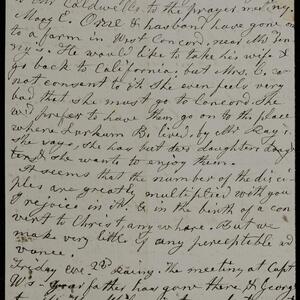 a page of handwritten text