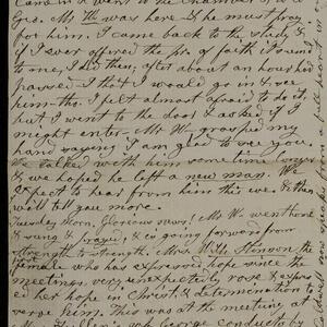 a page of handwritten text