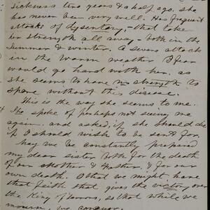 a page of handwritten text