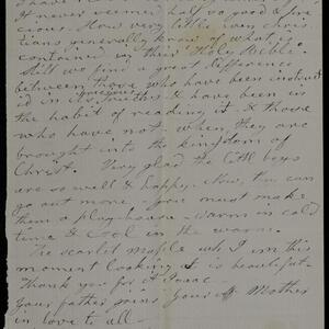 a page of handwritten text