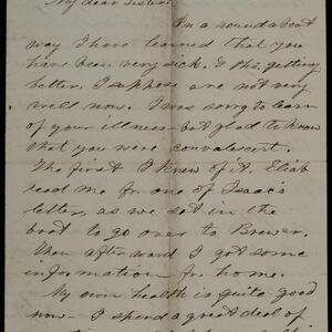 a page of handwritten text