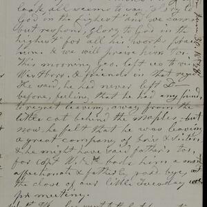 a page of handwritten text
