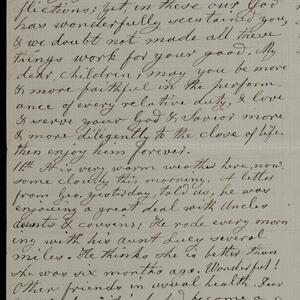 a page of handwritten text