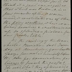 a page of handwritten text