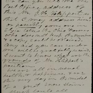 a page of handwritten text