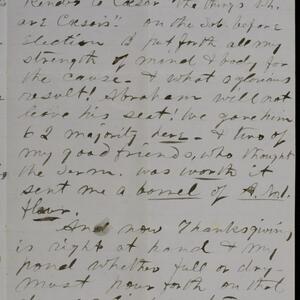 a page of handwritten text