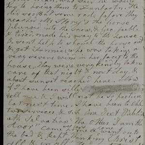 a page of handwritten text