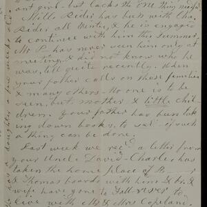 a page of handwritten text