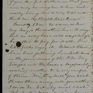 a page of handwritten text