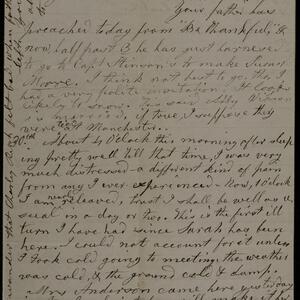 a page of handwritten text