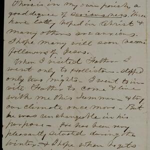 a page of handwritten text
