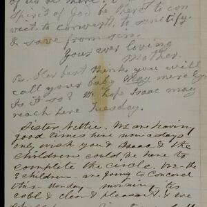 a page of handwritten text