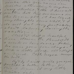 a page of handwritten text