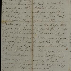 a page of handwritten text
