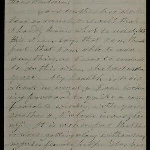 a page of handwritten text