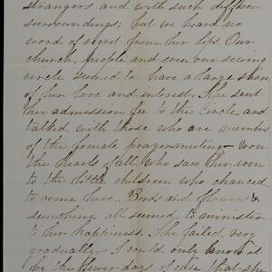 a page of handwritten text