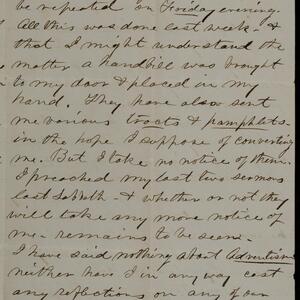 a page of handwritten text