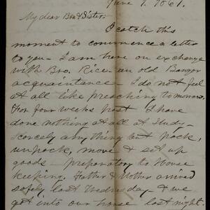 a page of handwritten text