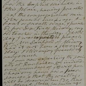 a page of handwritten text