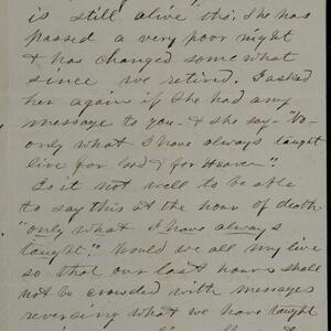 a page of handwritten text