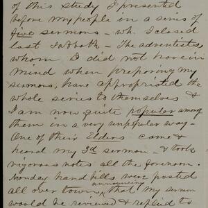 a page of handwritten text