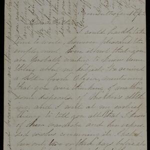 a page of handwritten text