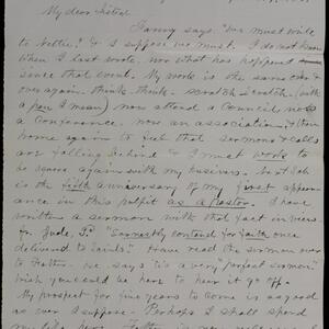 a page of handwritten text