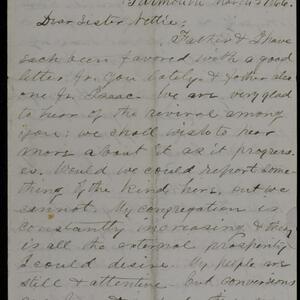 a page of handwritten text