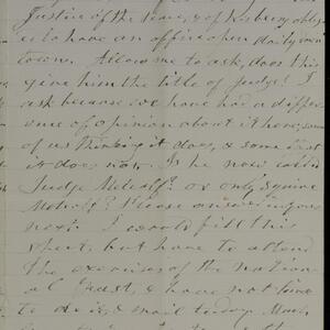 a page of handwritten text