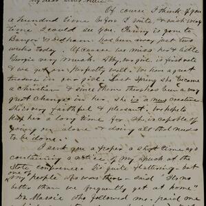 a page of handwritten text