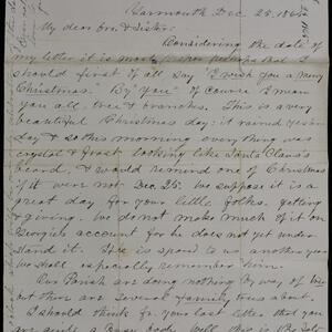 a page of handwritten text