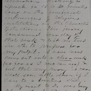 a page of handwritten text