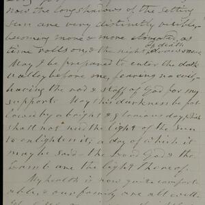 a page of handwritten text